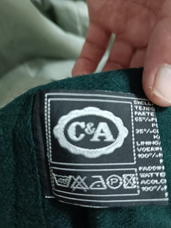 Мужской серый плащ 50-52, хлопок 4