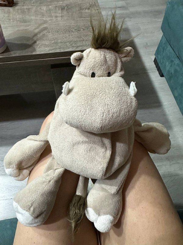 Мягкая игрушка бегемот