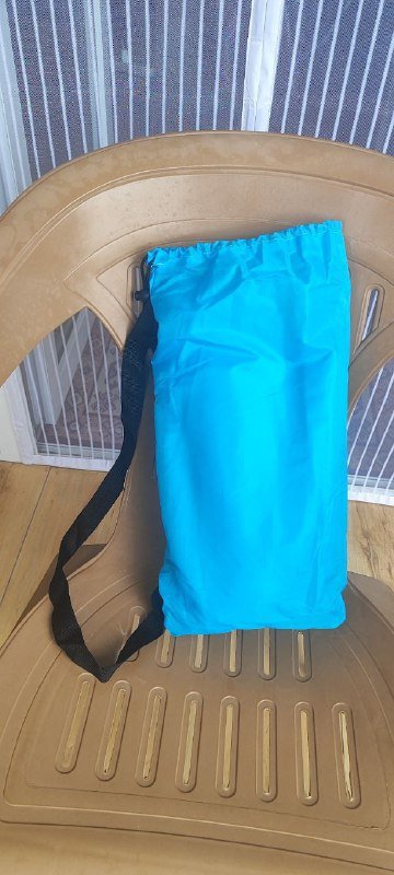 Надувной диван, лежак для пляжа синий 3