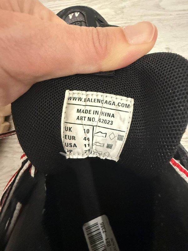 Кроссовки Balenciaga Track 1.0 Black Red 44 размер 5