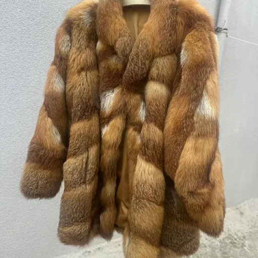 Шуба из лисы