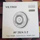 Объектив Viltrox 28mm f4.5 для Nikon Z 1