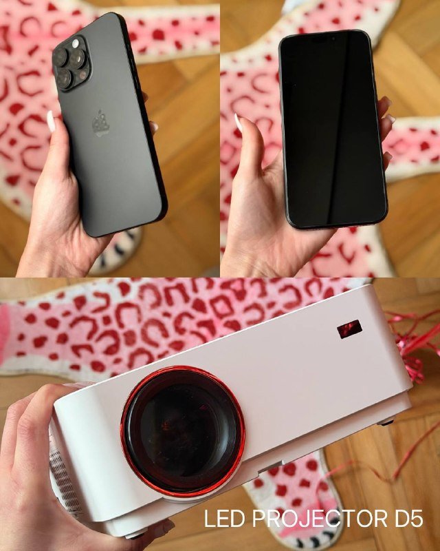 iPhone 16 Pro Max 512 GB, iPhone 16 Pro Max 256 GB, LED projector