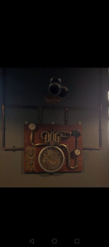 Декор в стиле Стим панк для бара или комнаты