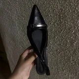 Женские летние туфли на каблуке 2