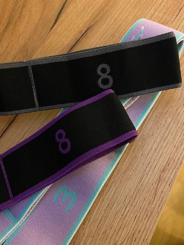 Резинка для растяжки ленточный эспандер с цифрами 7