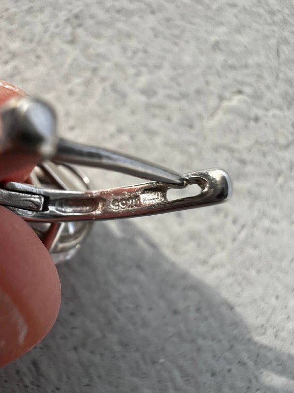 Серебряные серьги с фианитами 925 пробы 3