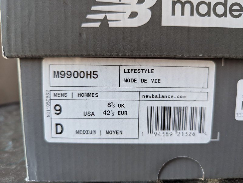 Кроссовки New Balance 990v5 7