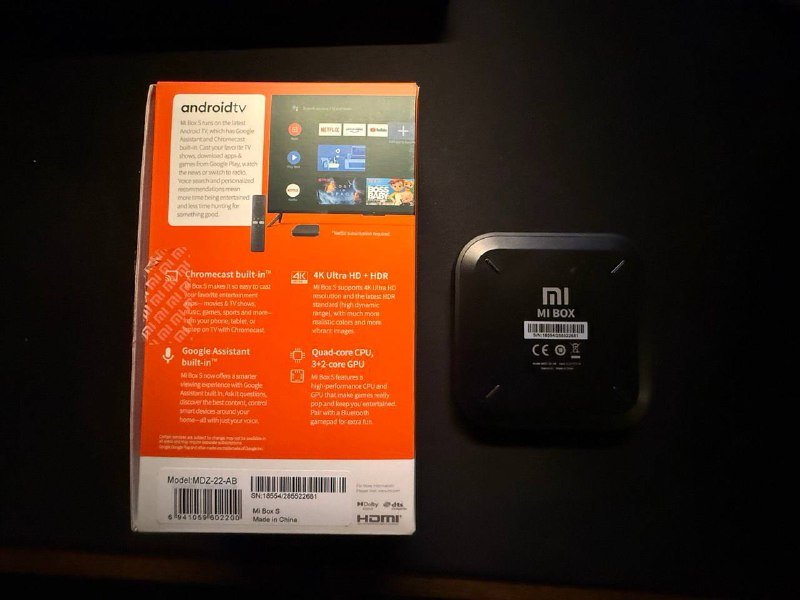 Android TV приставка Mi Box S 4K MDZ-22-AB 2
