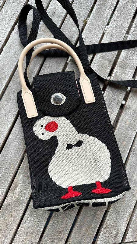 Сумка с рисунком гуся 2