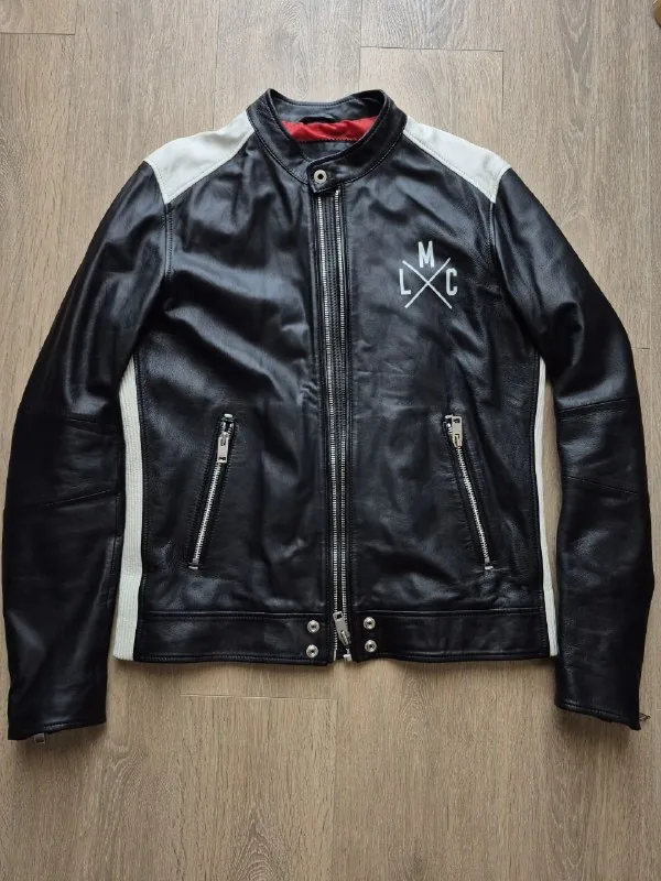 Кожаная куртка, кеды Nike, кеды Diesel 1