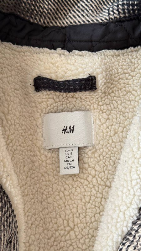 Куртка-рубашка унисекс H&M размер S утепленная 2