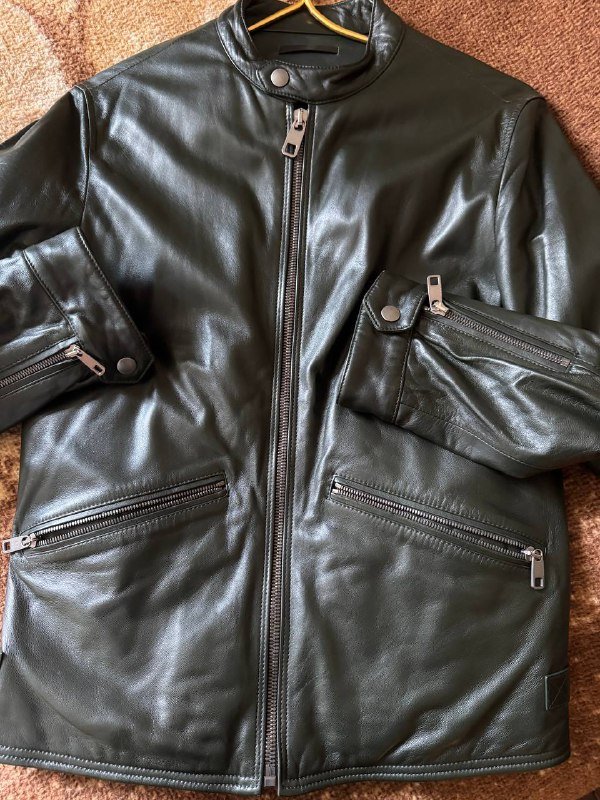 Кожаная куртка оригинал размер м