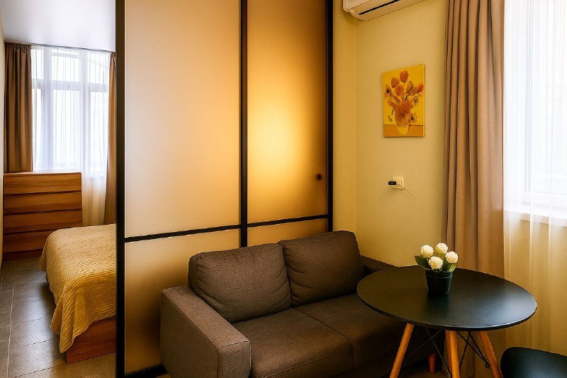 Квартира 1+1 в Батуми, 35 кв.м., мебель, техника