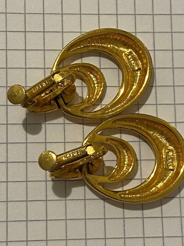 Винтажные клипсы Monet Napier Landau 6