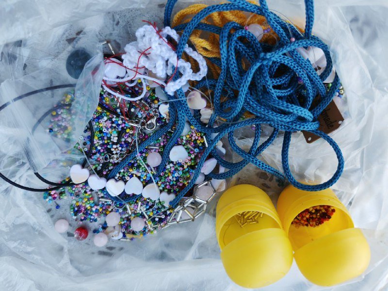 Лента, иголки, бисер, нитки для шитья и рукоделия 5