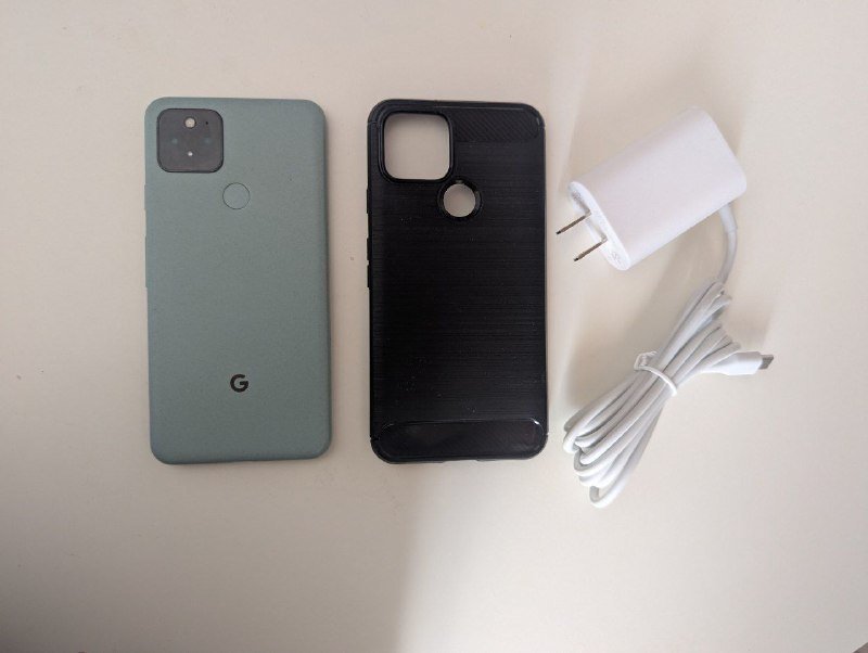 Google Pixel 5, быстрая зарядка, силиконовый чехол