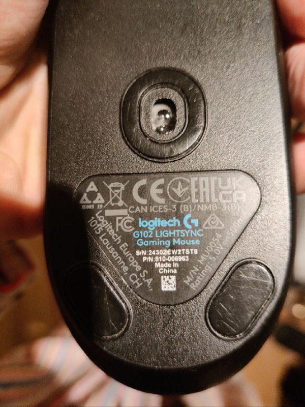 Игровая мышь Logitech G102 Lightsync 3