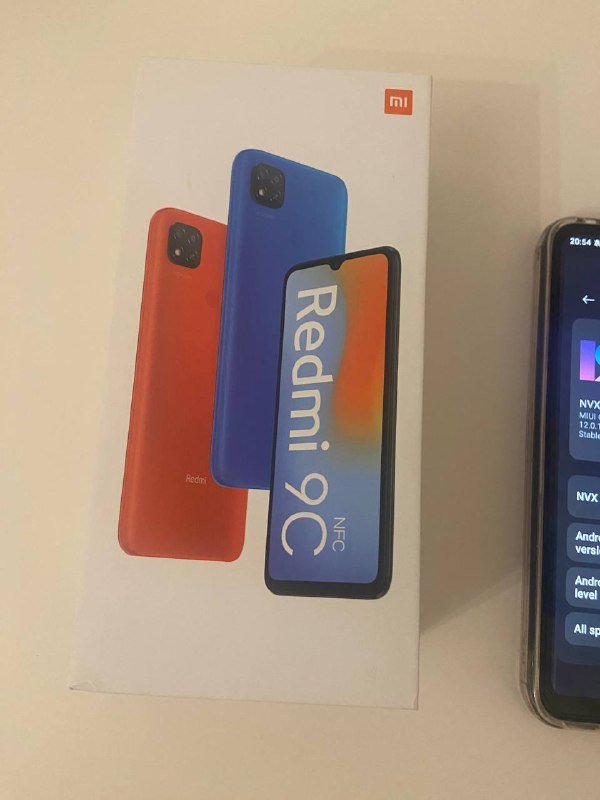 Xiaomi Redmi 9C NFC смартфон с чехлами и брон 2