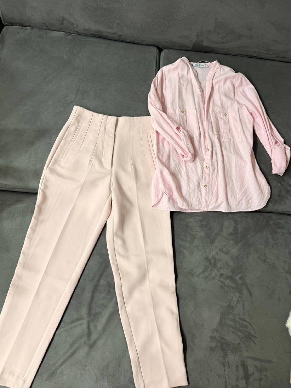Штаны Zara XS, Рубашка Zara M
