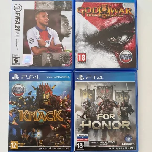 FIFA 21, For Honor, Knack, God of War Remastered