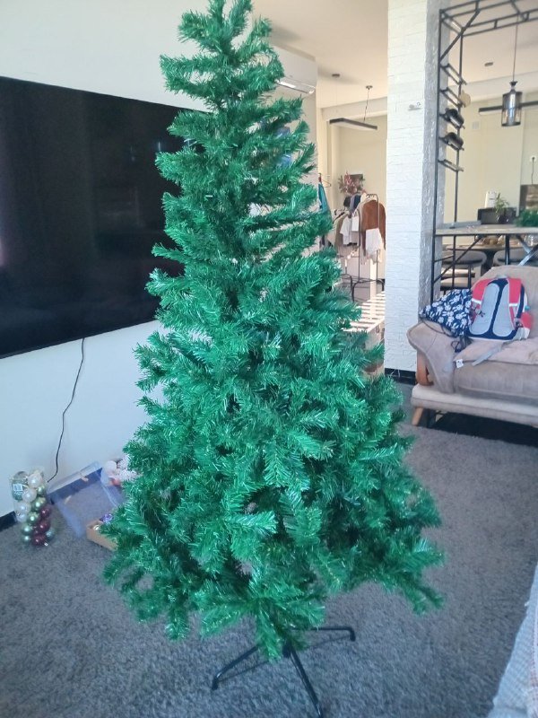 Елка 180 см, Рождественский венок 2