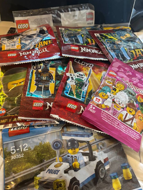 Новые мини наборы LEGO трактор, автобус, полицейская машина, утенок, фигурки 2