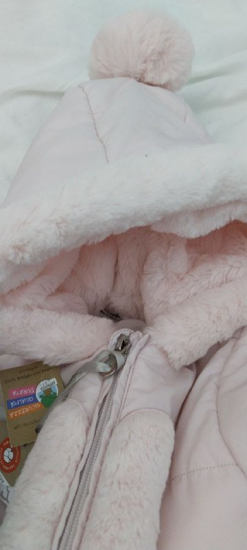 Детский комбинезон с варежками и закрытыми ножками, размер 68 4