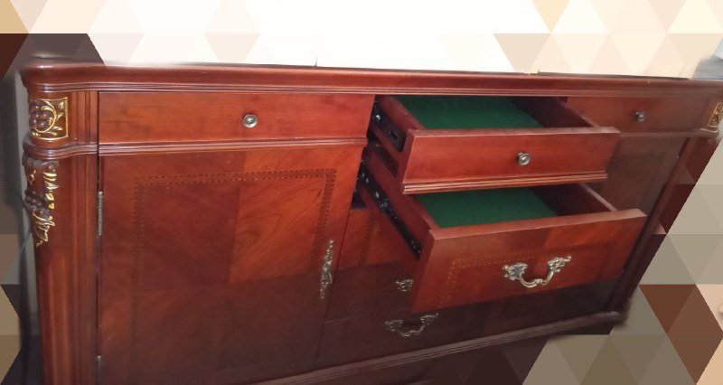 Комод из дерева размер 175×45 см 2