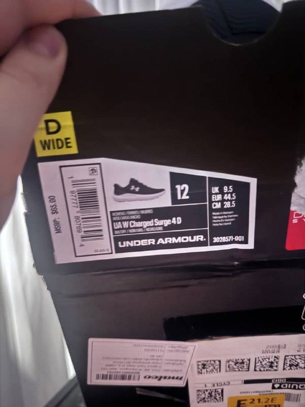 Кроссовки Under Armour новые черные 2