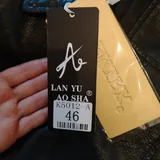 Новый женский кожаный плащ 4