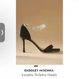 Черные женские туфли Badgley Mischka 4