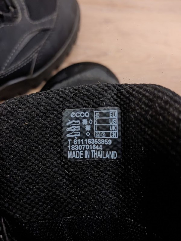 Ботинки ECCO womens Xpedition III gore-tex 40 р-р 5
