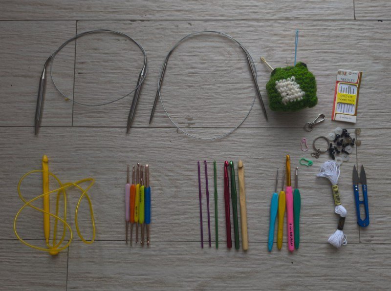 Пряжа, инструменты для вязания и фурнитура 5