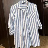 Длинная хлопковая рубашка 1