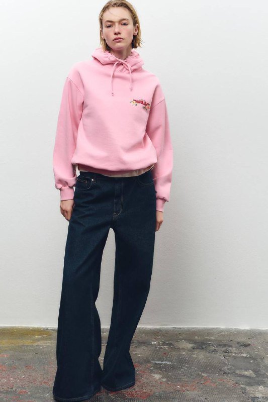 Оверсайз худи Zara white lotus новый с биркой размер L 2