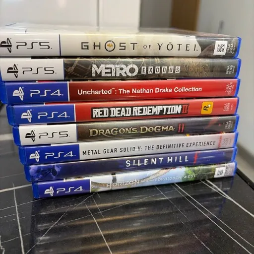 Ghost of Yōtei, Silent Hill f, Dragon’s Dogma II, Red Dead Redemption II, Horizon Forbidden West, Metro Exodus, Metal Gear Solid V, Uncharted Collection