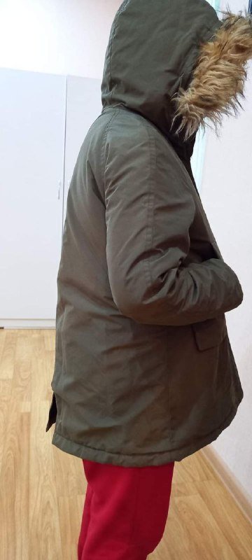 Красное пальто, пальто Коттон, зимняя детская парка 6