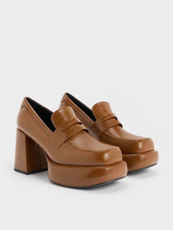 Женские туфли Charles and Keith Monique Loafer Pumps 2