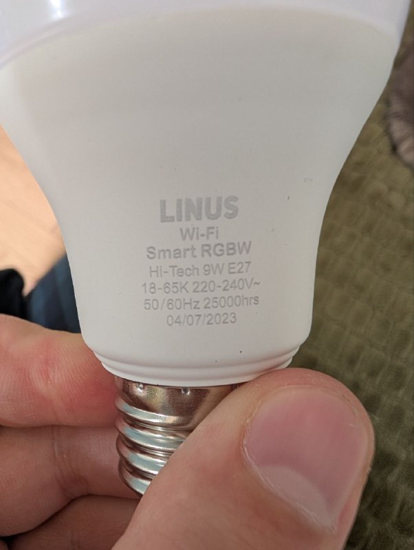 Умная лампочка Linus wifi smart rgbw, 3 штуки 2