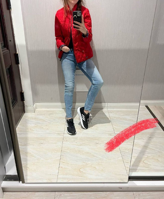 красная куртка Regatta с принтом размер s/m 2