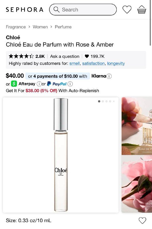 Парфюм Chloe Eau de Parfum 3
