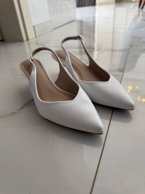 Белые женские лодочки 41 размер 3