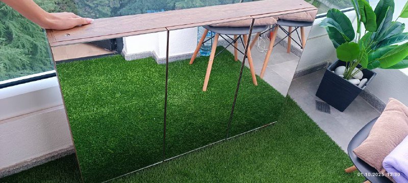 Умывальник и зеркало в ванную комнату 8