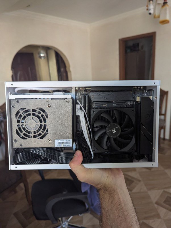 Mini itx игровой компьютер Ryzen 5 7600x, RTX 5060 ti, 32GB RAM, SSD 1TB 3