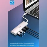 WIWU Alpha 4-in-1 USB-C хаб A440G 2