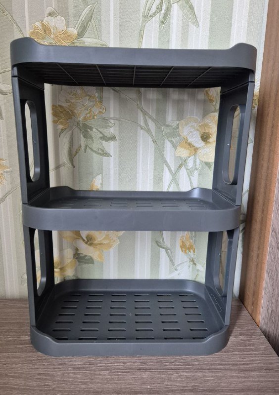 Полка настольная из пластика с 3 секциями 2