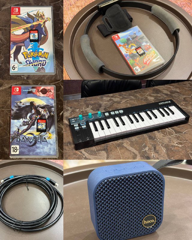Игры для Nintendo Switch: Pokémon Sword, Ring Fit Adventure, Bayonetta 2