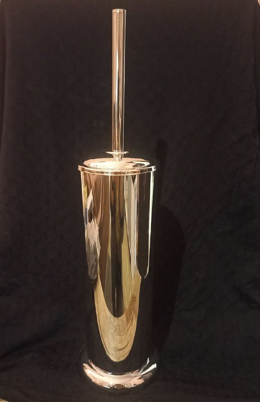 Ёршик для туалета в металлическом стакане