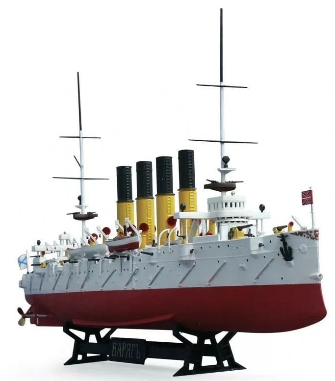 Модель для сборки/склейки Крейсер ВАРЯГ 1/350 6